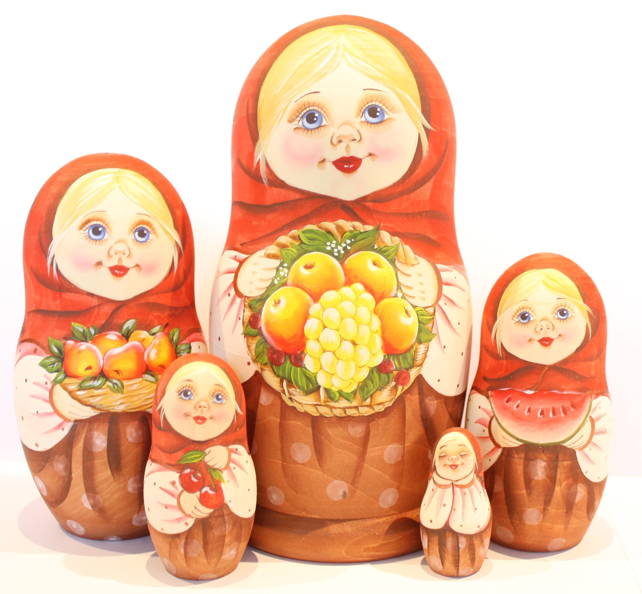Woman with fruit
